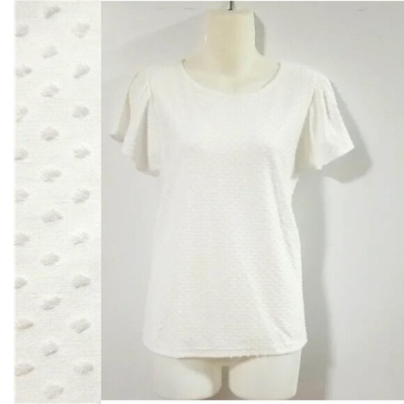 J. Crew - White Dot Pattern T-shirt - NWT | Size: S - Picture 2 of 9
